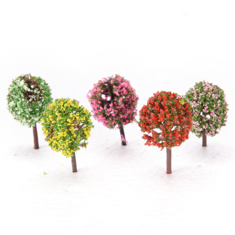 3 PCS Artificial Tree Miniature Garden Home Decoration, Random Color Delivery