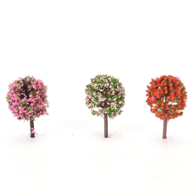 3 PCS Artificial Tree Miniature Garden Home Decoration, Random Color Delivery