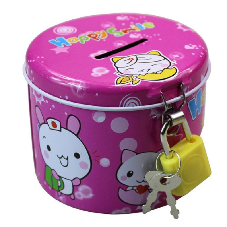 4 PCS Tin Piggy Bank Kindergarten Gifts for Kids, Random Color Delivery