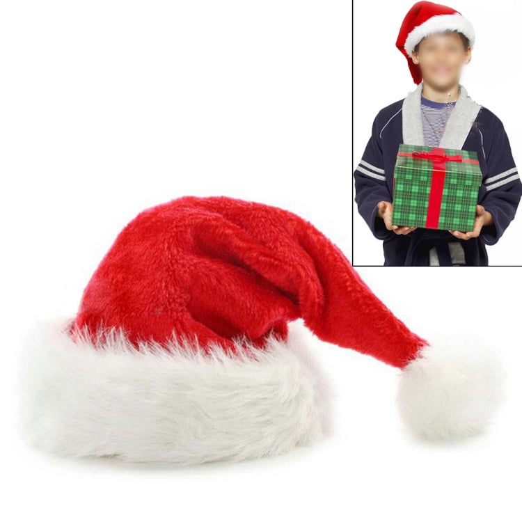 Dense Velvet Plush Christmas Hats Christmas Holiday Christmas Cap for Santa Claus