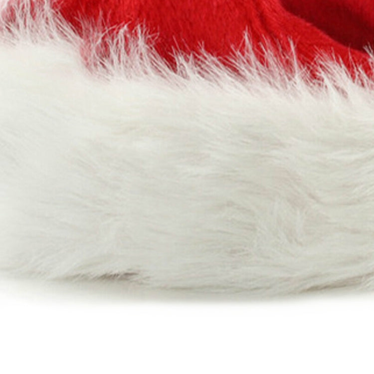 Dense Velvet Plush Christmas Hats Christmas Holiday Christmas Cap for Santa Claus