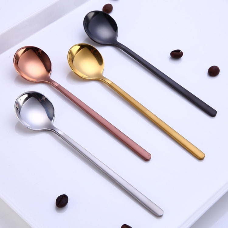 Mini Accessories Coffee Spoon Kitchen Dessertspoon Dining Round Shape Coffee  Stainless Steel Home