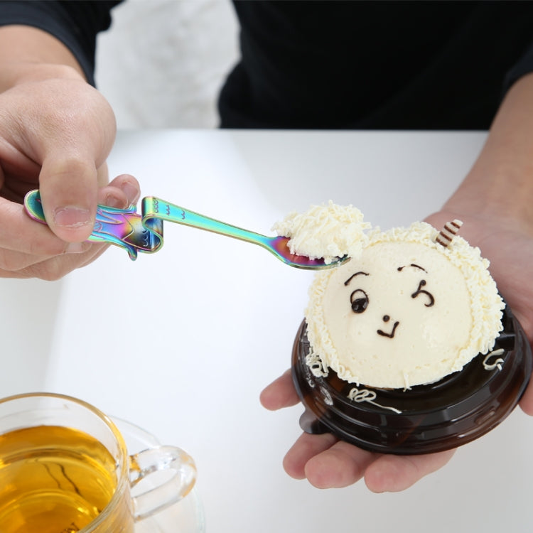 Creative Coffee Spoon Mermaid Shape Handle Spoons Flatware Drinking Tools