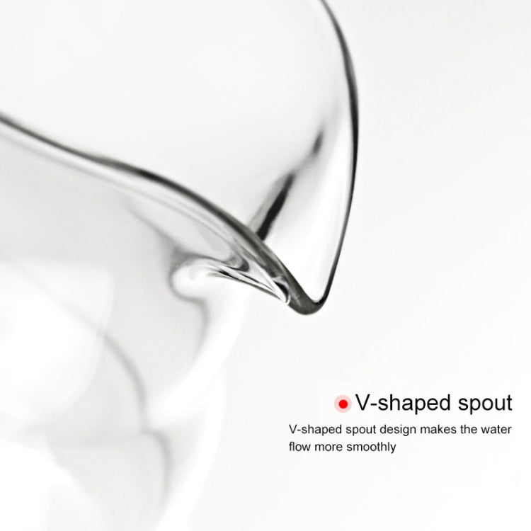 Heat-resistant Hand-made Coffee Glass Pot Cloud Coffee Sharing Pot