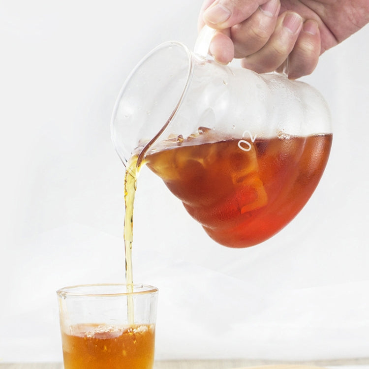 Heat-resistant Hand-made Coffee Glass Pot Cloud Coffee Sharing Pot