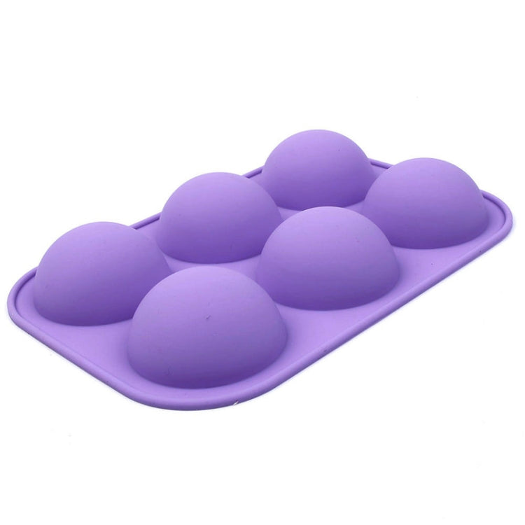 2 PCS 6 Even Small Semi-Circular Silicone Cake Mold Jelly Scented Candle Plaster Mold