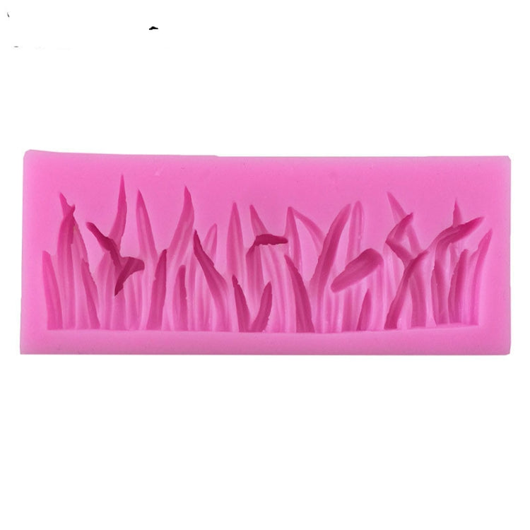 2 PCS Grass Decoration Liquid Silicone Mold Fondant Cake Mold