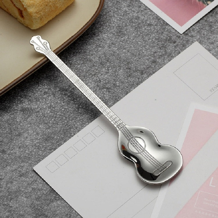 Stainless Steel Coffee Mixing Spoon Creative Musical Instrument Shape Spoon
