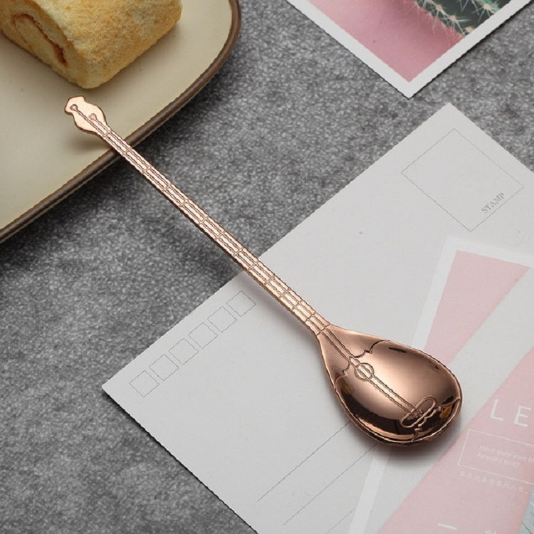 Stainless Steel Coffee Mixing Spoon Creative Musical Instrument Shape Spoon
