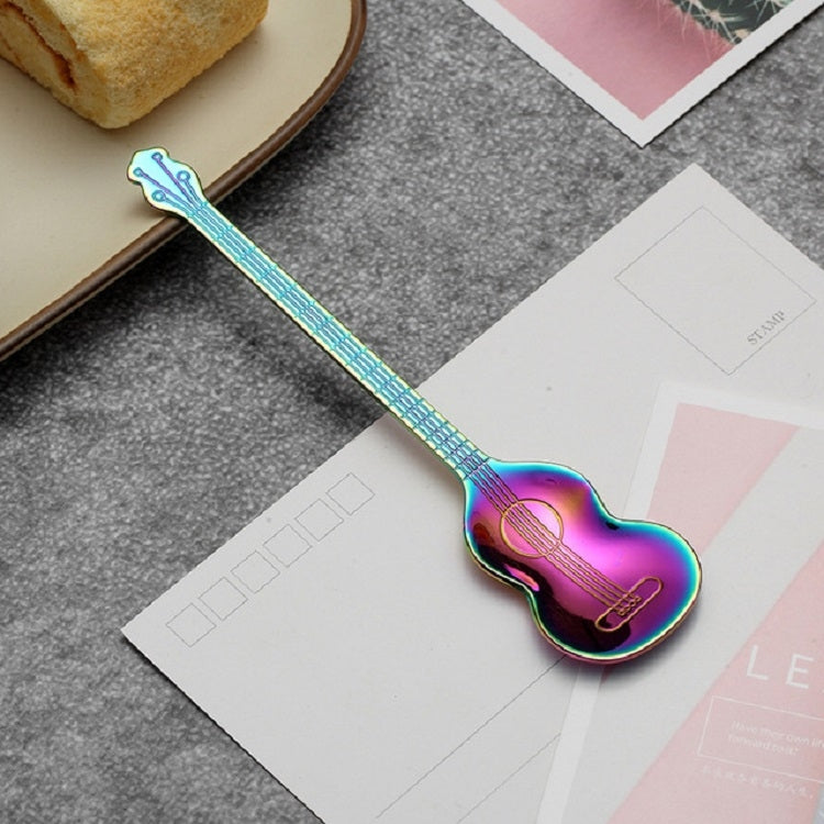 Stainless Steel Coffee Mixing Spoon Creative Musical Instrument Shape Spoon