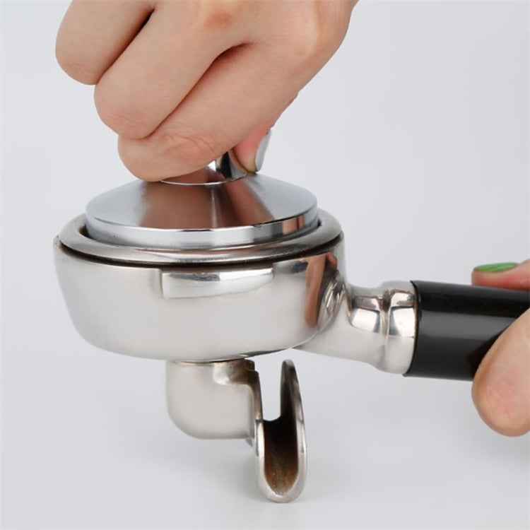 Stainless Steel Solid Wood Handle Integrated Coffee Powder