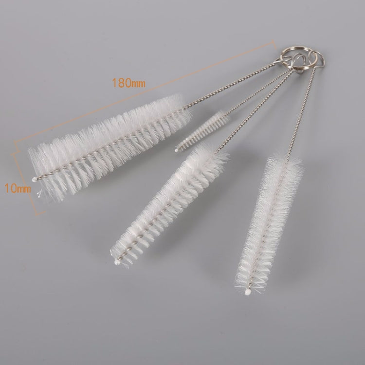 2 PCS Stainless Steel Wash Pipe Straw Brush Cleaner