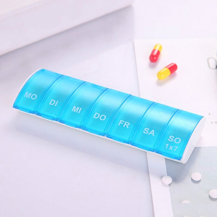 Portable Seven-part Mini Storage Pill Box