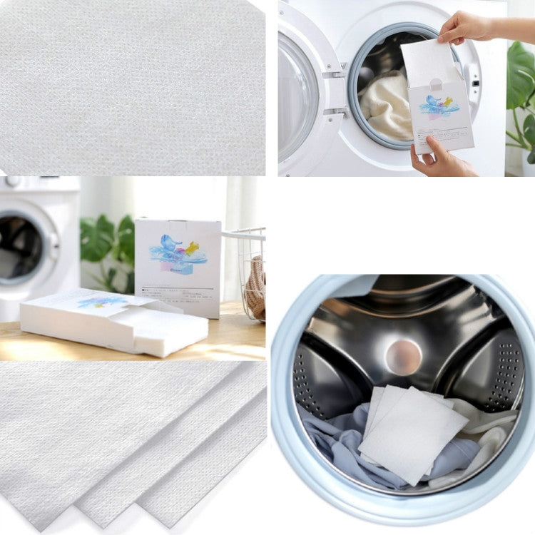 120 PCS / 5 Boxes Anti-cross-dye Color Absorption Film Clothes Shuffle Color Film