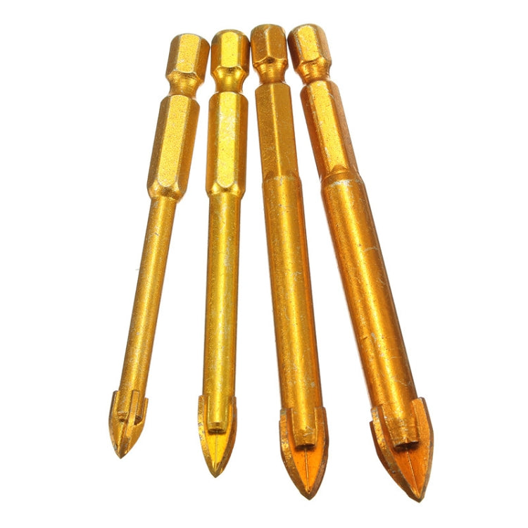 Multi-purpose Alloy Cross Hex Shank Drill Ceramic Glass Hole Opener
