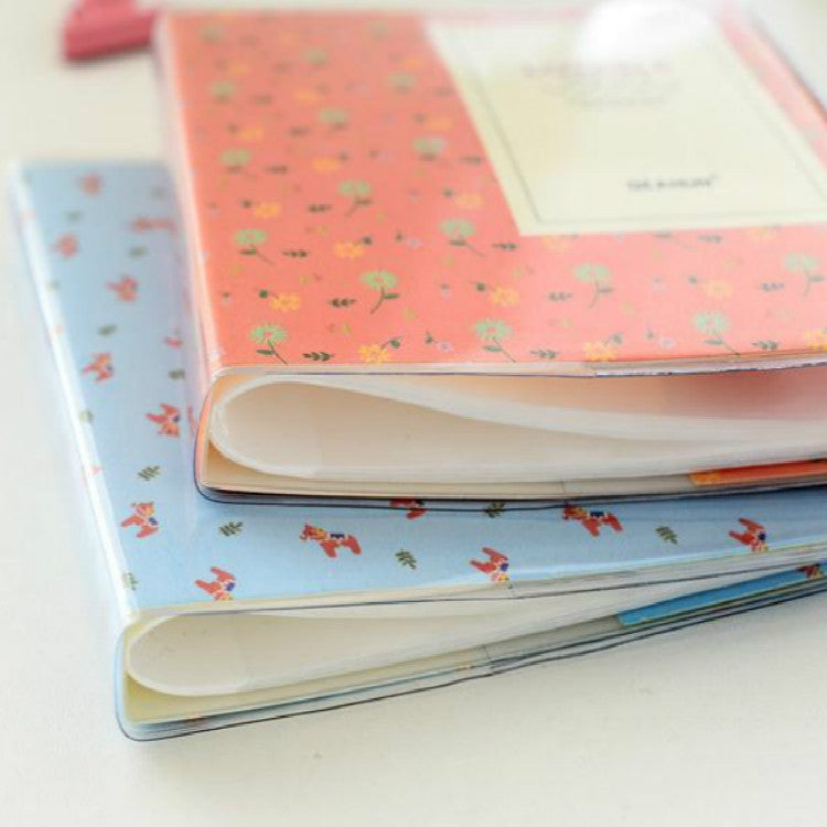 Cartoon Cover 64 Sheets Photos Mini Insert Photo Album