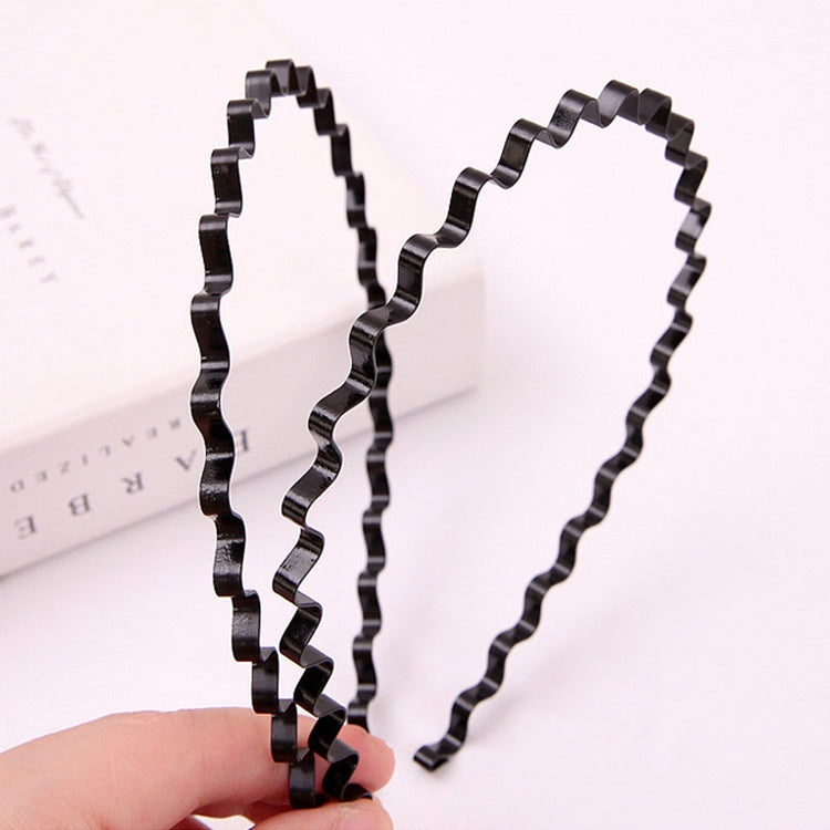 2pcs Unisex Simple Wavy Hair Head Hoop Band Sport Headband Hair accessories