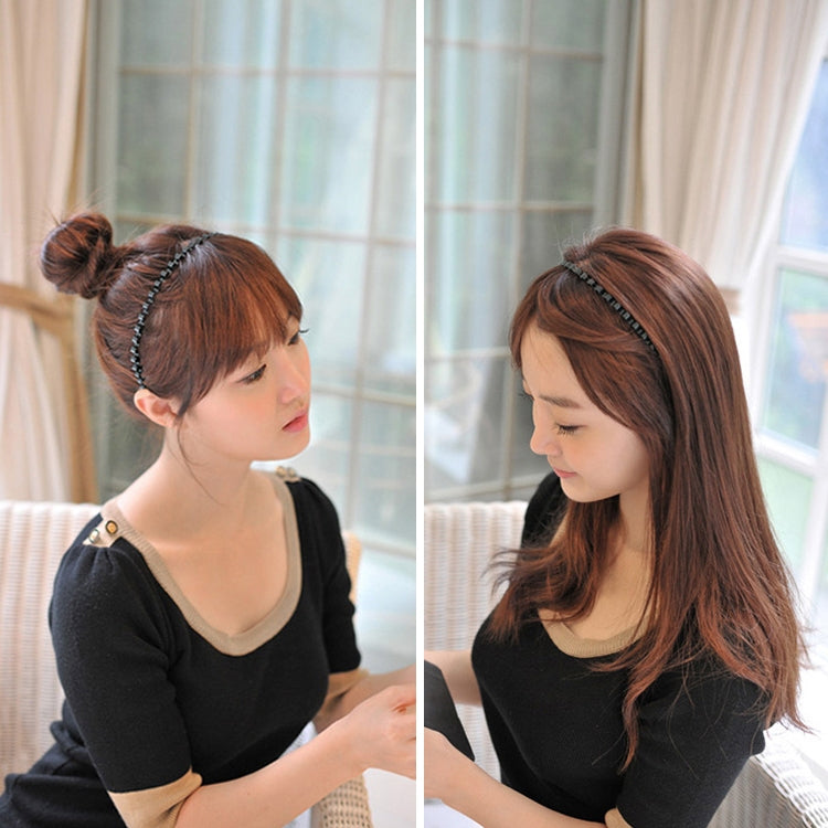 2pcs Unisex Simple Wavy Hair Head Hoop Band Sport Headband Hair accessories