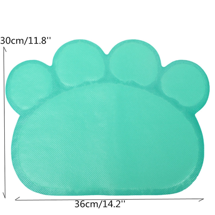 PVC Claw Shaped Cat Litter Mat Pet Placemat Anti-skid Floor Mat Pet Supplies