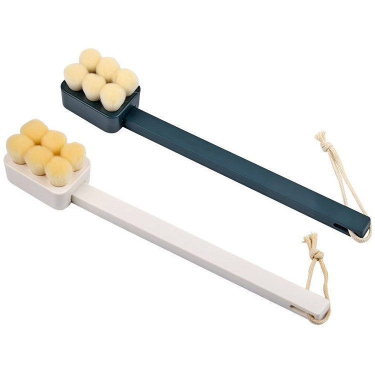 Rubbing Back Bath Brush Long Handle Soft Hair Bath Brush Detachable Face Wash Brush