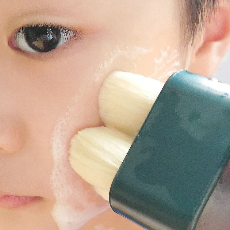 Rubbing Back Bath Brush Long Handle Soft Hair Bath Brush Detachable Face Wash Brush