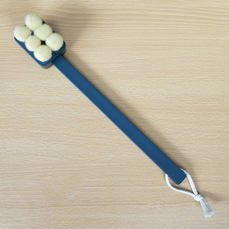 Rubbing Back Bath Brush Long Handle Soft Hair Bath Brush Detachable Face Wash Brush