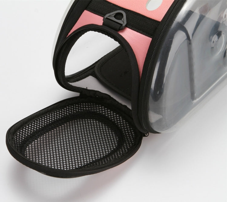 Outdoor Foldable Transparent Puppy Travel Breathable Carrying Bags Shoulder Bags
