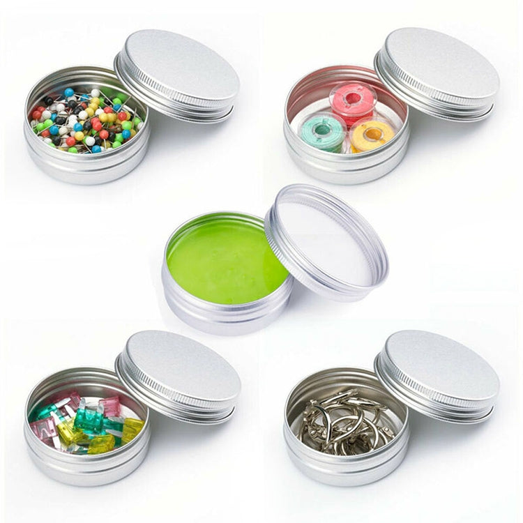 5 PCS Thread Refillable Aluminum Packaging Box Cosmetic Small Storage Case