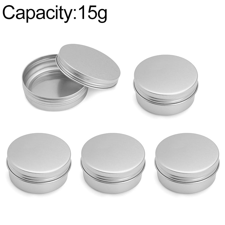 5 PCS Thread Refillable Aluminum Packaging Box Cosmetic Small Storage Case