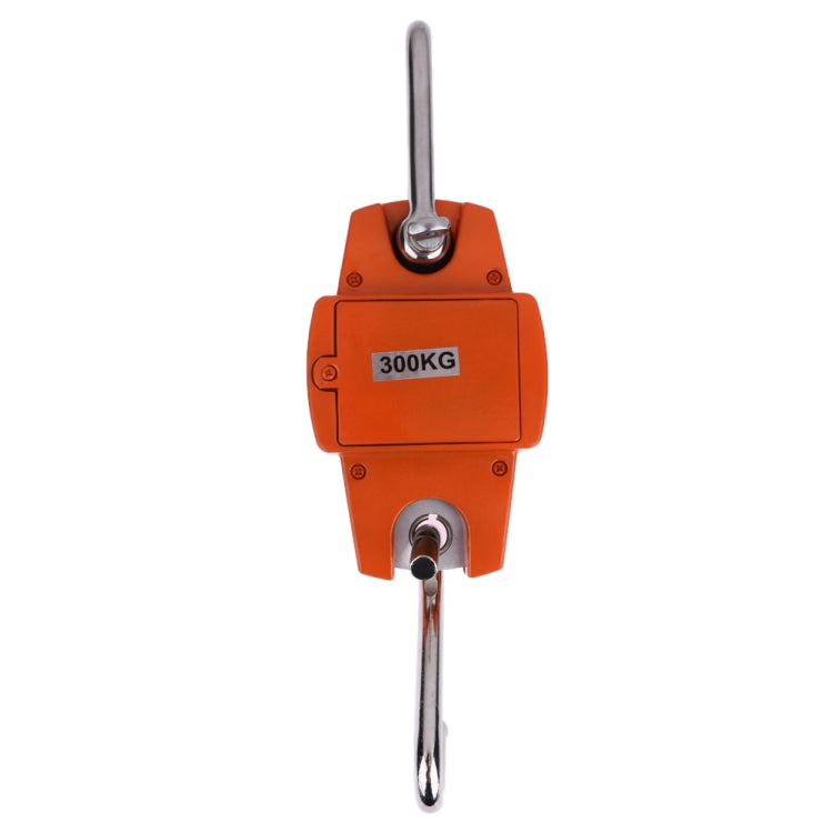 300kg x 100g Portable LCD Digital Stainless Steel Hook Mini Electronic Hook Scale