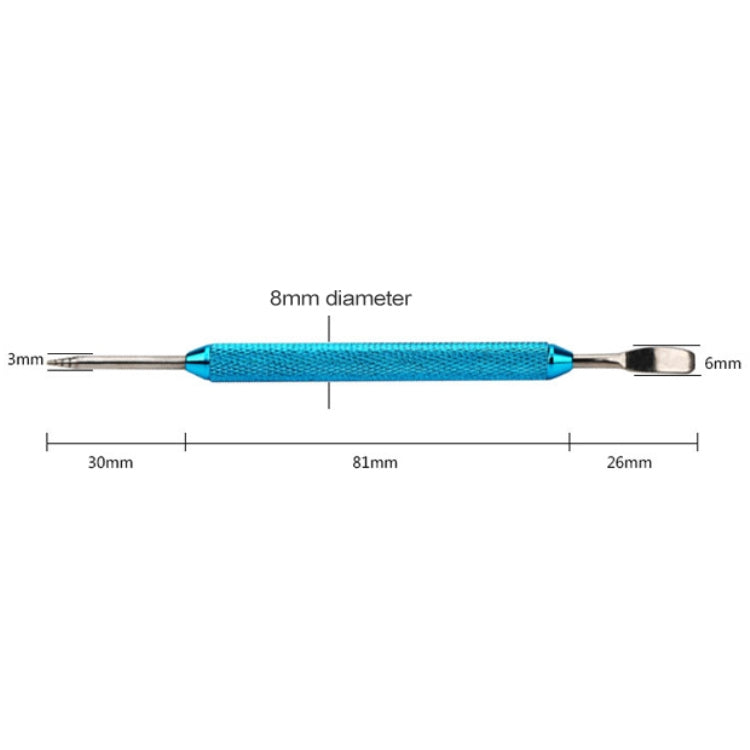 Fancy Coffee Pull Flower Needle Stainless Steel Carved Rod Crochet Flower Needle