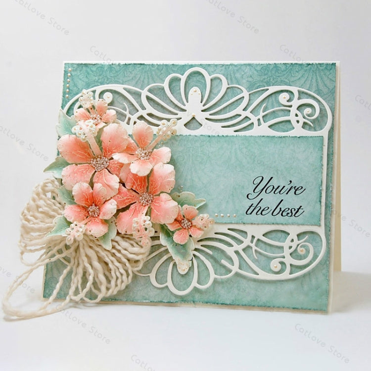 Flower Border Knife Mold DIY Cutting Book Album Greeting Card Making Mold
