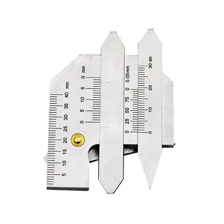 HJC40B Stainless Steel Welding Inspection Gauge Measuring Ruler