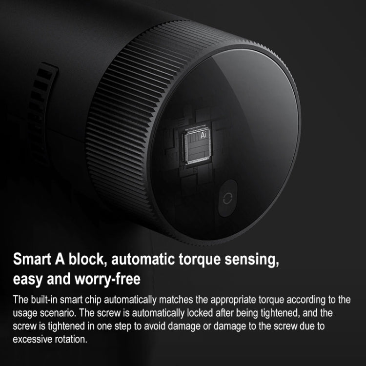 Original Xiaomi Mijia Household Brushless Smart Screen Display Electric Drill, US Plug