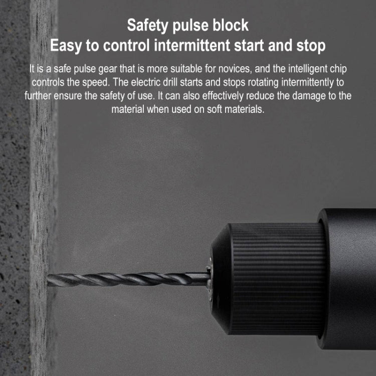 Original Xiaomi Mijia Household Brushless Smart Screen Display Electric Drill, US Plug