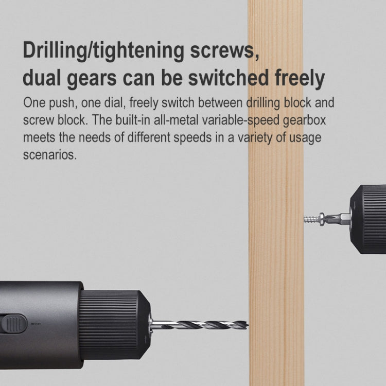 Original Xiaomi Mijia Household Brushless Smart Screen Display Electric Drill, US Plug
