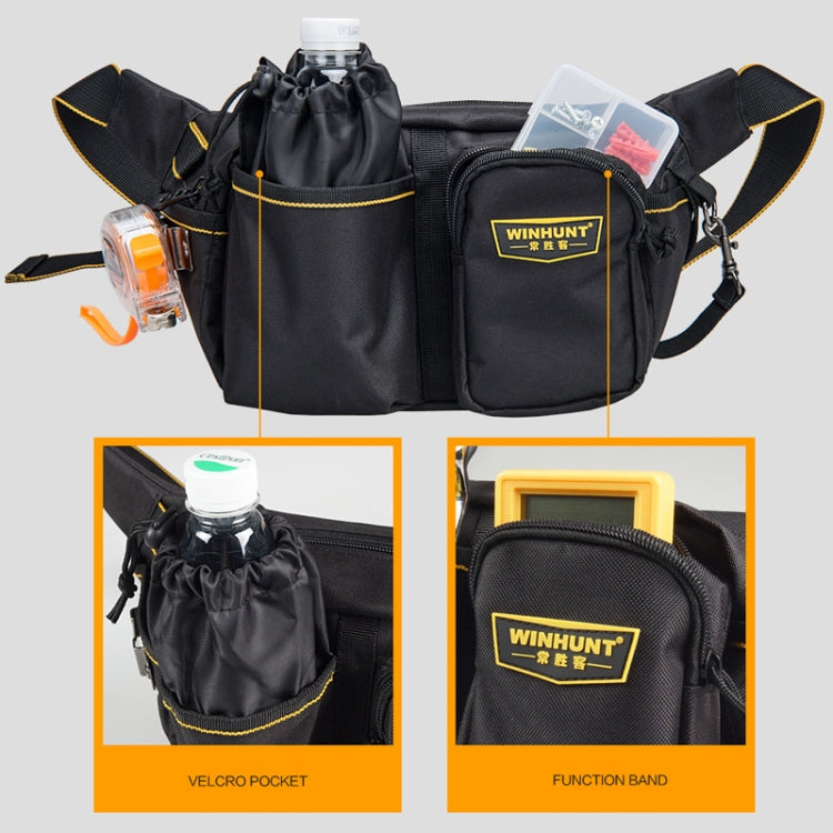 WINHUNT A Type Multi-function Canvas Electrical Hardware Tool Bag Repair Pocket