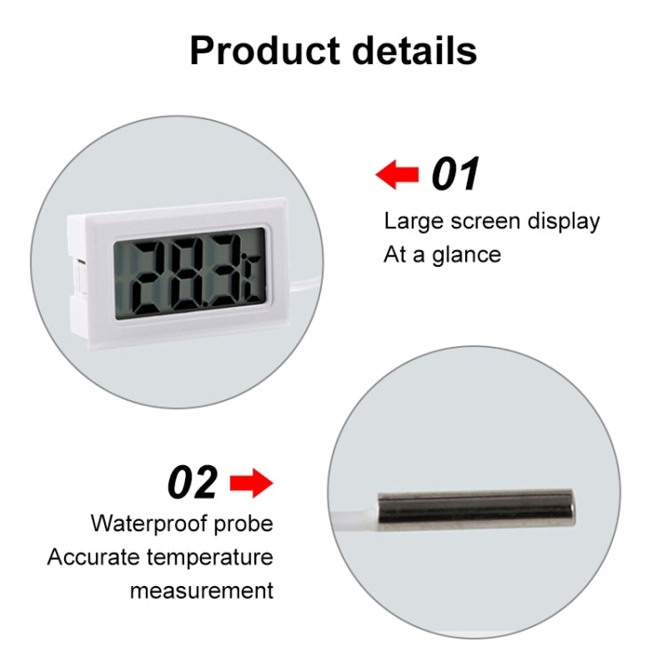 Mini LCD Indoor Digital Thermometer (Celsius Display)