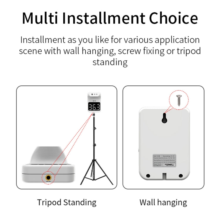 K3 mini Handsfree Non-contact Forehead Body Infrared Thermometer