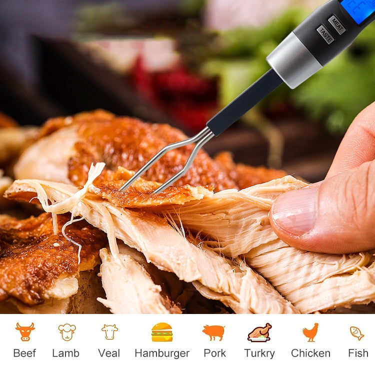 TS-BN60 Kitchen Food Cooking Double Fork Thermometer with Backlight