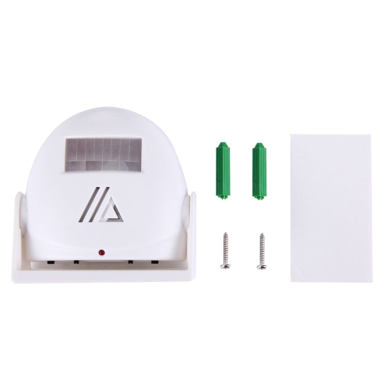 5301 Wireless Infrared Motion Sensor Welcome Alarm Intelligent Greeting Warning Doorbell, IR Distance: 10m