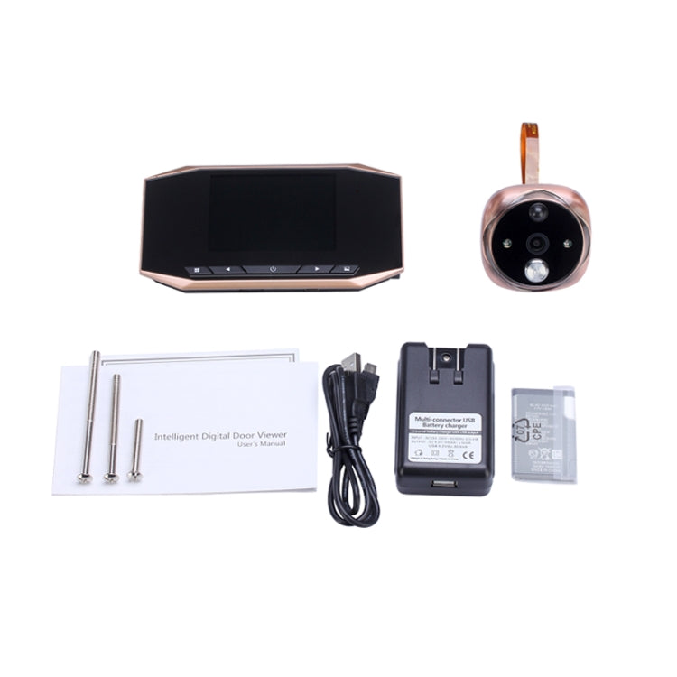 M525 3.5 inch TFT Display Screen 2.0MP Camera Video Doorbell, Support TF Card (32GB Max) & Motion Detection