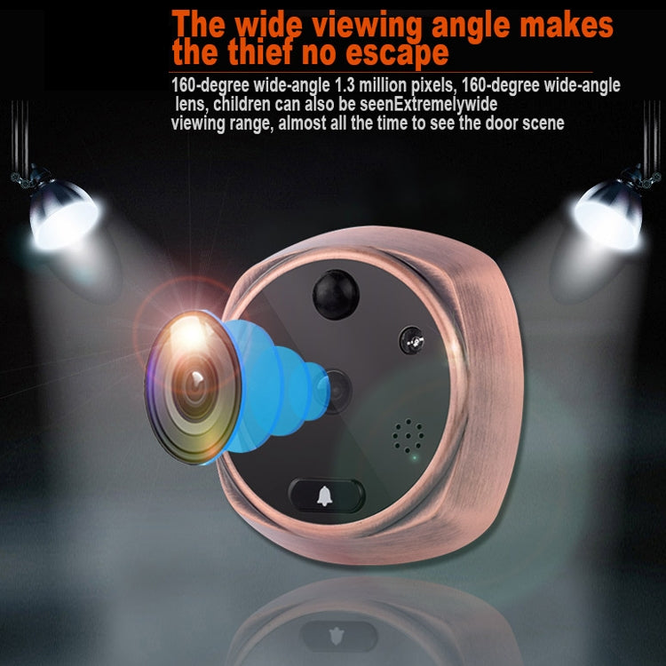 M4300A 4.3 inch Display Screen 3.0MP Camera Video Smart Doorbell, Support TF Card (32GB Max) & Motion Detection & Infrared Night Vision