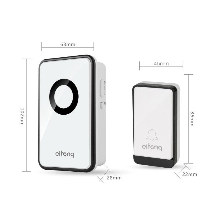AITENG V018J Wireless Batteryless WIFI Doorbell, EU Plug