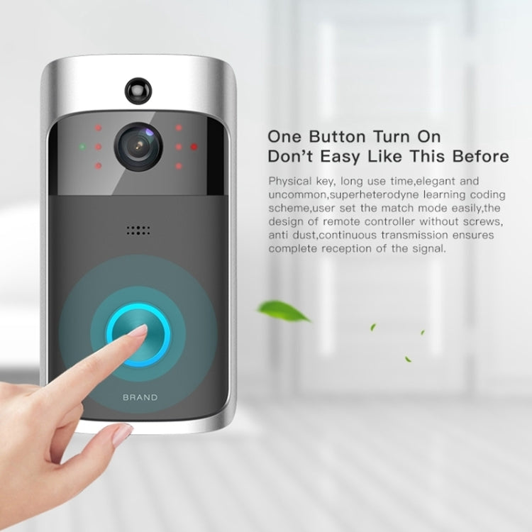 M3 720P Smart WIFI Ultra Low Power Video Visual Doorbell With Ding Dong Version, US Plug