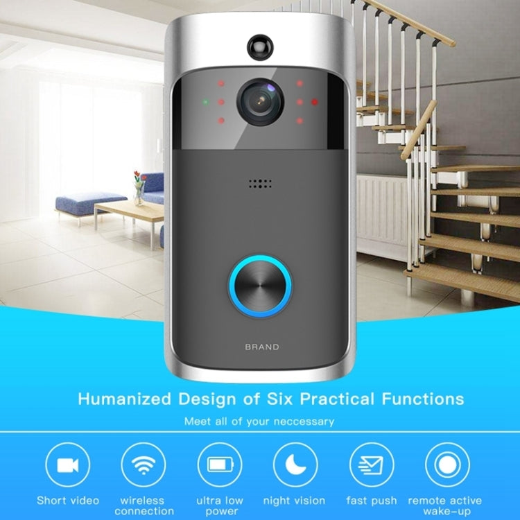 M3 720P Smart WIFI Ultra Low Power Video Visual Doorbell With Ding Dong Version, US Plug
