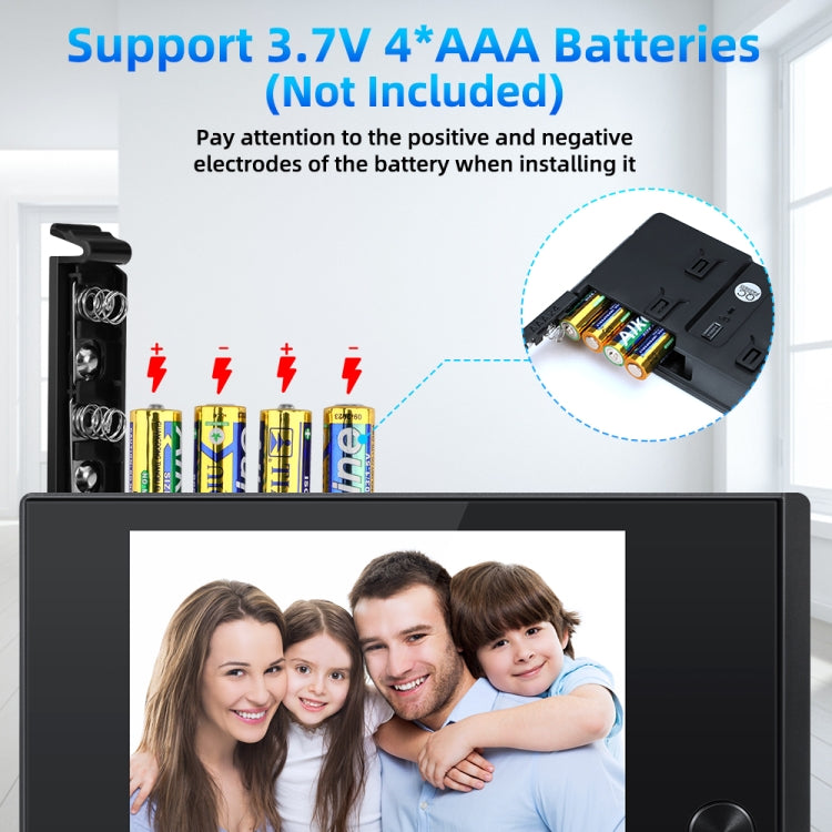 SN520AD 3.5 inch Screen 2.0MP Security Camera Digital Peephole Door Viewer