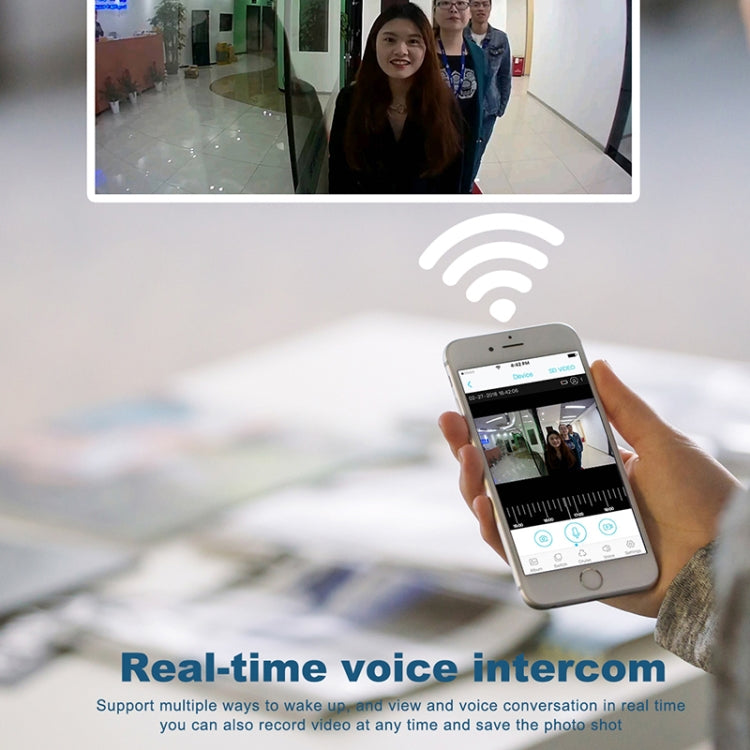 M101 WiFi Intelligent Video Doorbell, Support Infrared Night Vision / Motion Detection / Two-way Intercom / 32GB SD Card