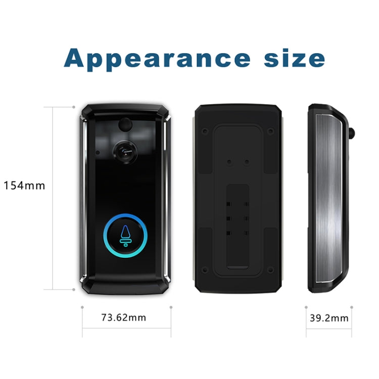 M101 WiFi Intelligent Video Doorbell, Support Infrared Night Vision / Motion Detection / Two-way Intercom / 32GB SD Card