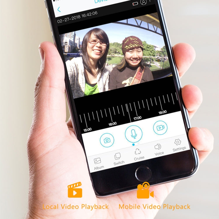 M200A 1080P WiFi Intelligent Round Button Video Doorbell, Support Infrared Motion Detection & Adaptive Rate & Two-way Intercom & Remote / PIR Wakeup